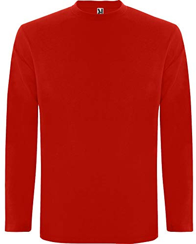 ROLY Camiseta Extreme 1217 Hombre Manga Larga Rojo 60 S
