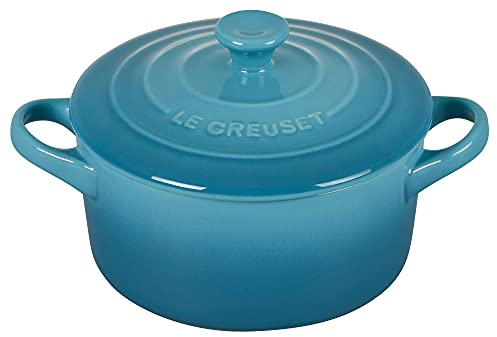 Le Creuset Runde Mini-Kokotte, Steingut, 400 ml, Karibik
