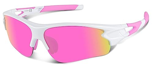 BEACOOL Lunette de Soleil de Sports Polarisée Homme Femme Lunettes de Cyclisme Jeunes Baseball Cyclisme Course Pêche Golf Moto Protection UV400