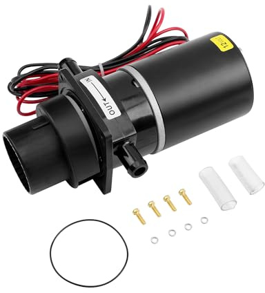 Marine Toilet Macerator Pump Motor Sub Assembly Kit, 37041-0010, Compatible with Jabsco 37010-0090 37010-0000 37010-1000 37010-1090, Boat Yacht Quiet Flush Toilet Electric Macerating, 12-Volt, No Leak