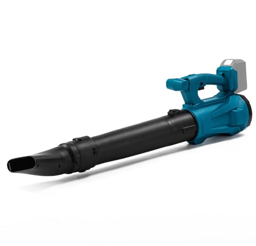 Akku-Laubbläser kompatibel mit Makita 18V, bürstenloser Gebläse Akku Laubbläser akku bläser Variable Luftsteuerung (Luftgeschwindigkeit 27-50m/s, Luftmenge 5.8-12.2 m³/min, ohne Akkus und Ladegerät)