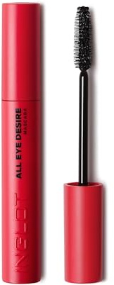 Inglot All Eye Desire Mascara, Verleiht Auffallende Wimpernlänge, Präzise Trennung, Intensive Schwarze Farbe, Mattes Finish, Hält Ganzen Tag, Wasser- und Verschmierbeständig