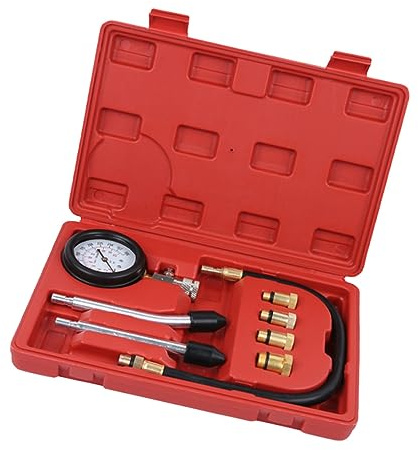 CHICAMPERA 1 ensemble Manomètre de Compression Multi pour Moteurs de Voiture et Testeur de Pression de Cylindre avec Adaptateur Outil de Diagnostic Automatique Lectures Précises Jusqu à Psi