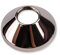 Chrome Plated Steel Pipe Cover Collar Cone 3/4 Valve Tap Rose 20mm Height