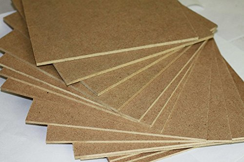 Pack of 6 6mm Thick MDF Display Boards. (A3 (297x420mm)) The Highly Compressed Fibres Create a Smooth Surface That can be Easily Primed and Painted.