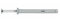 Index tca206040 – Cheville clou avec vis inox A2 6 x 40