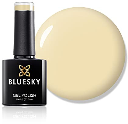 Bluesky Gel Nail Polish, Banana Split Pn02, Pale Yellow, Long Lasting, Chip Resistant, 10 ml (Requires Drying Under UV LED Lamp)