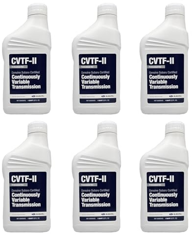 Subaru Crosstrek Legacy Outback Forester Impreza CVTF-II Automatic Transmission Fluid (6 Quarts) - SOA427V1660 - Genuine OEM
