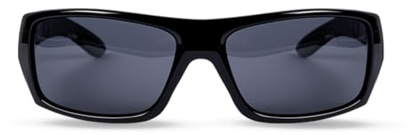 JML PolaOptics Polarised Sunglasses - Advanced, Glare-Reducing HD Lens Technology with UVA/UVB Protection, Scratch-Resistant - Perfect for Outdoor Activities, Sunglasses Mens and Womens, Black