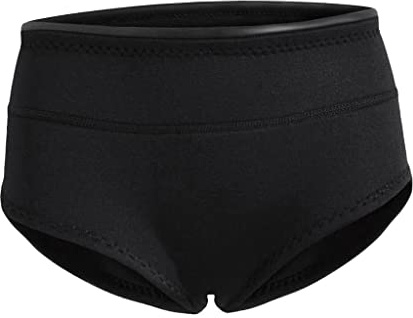 pistro Women Wetsuit Brief 1.5mm Neoprene Diving Snorkel Underwear Shorts Short Pants Flat Shorties (Black M)