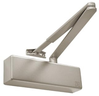 Rutland Fire Rated TS.3204 Door Closer Size EN 3-4 Door Closer, Ideal for mid Range Contracts and can be Fitted to Almost All Common Door Types (Silver)