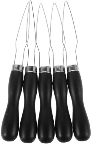 Beavorty Strumento per Abbottonare Camicie 5 Pezzi, Kit Infilabottoni Meccanismo di Blocco, Utensile per Filettatura e Fissaggio Pulsanti, Accessorio Cucito Fai da Te per Sartoria