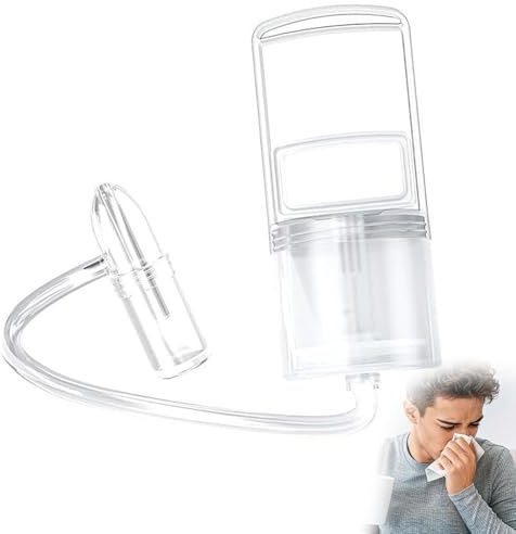 Sinus Vacuum Adult Nasal Pump, Nasal Pump Sinus Drainer for Daily Nasal Hygiene, Nose Cleaner and Snot Suck Nasal Aspirator for Sinus Relief, Sinus Pump Nasal Aspirator