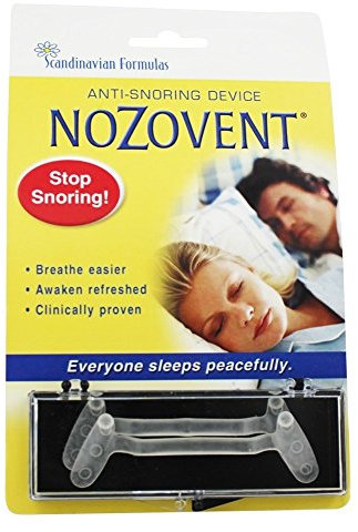 Scandinavian Formulas: Nozovent Anti-Snoring Device, 2 ct