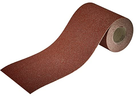 wolfcraft Rollo de papel abrasivo autoadherente para madera/metal I 1740000