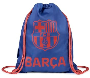 FC Barcelona - Equipaje- Bolsa para prendas Oficial Equipaje- Bolsa para prendas Barça, Unisex Niños, 35x42