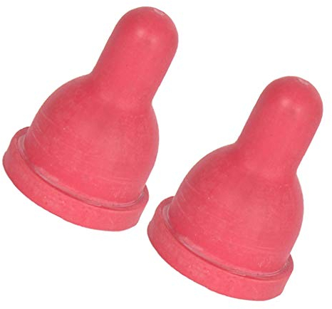 Sharplace 2 X Ziegenmilchflasche Aus Weichem Gummi Schnappsauger Mundnippel