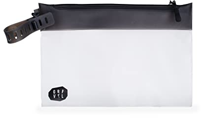 Gravel The Pouch | TSA Approved Clear Travel Toiletry Bag | Quart Size for Men & Women