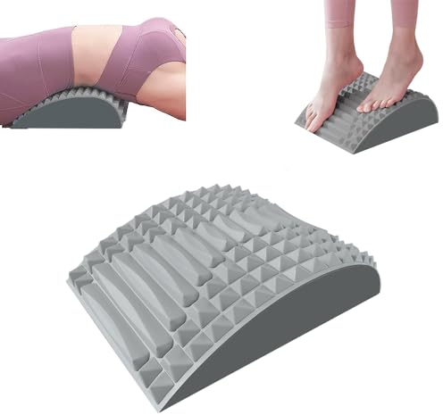 Jiahuade Lendenwirbelkissen Stützen Eva,Lendenkissen Orthopädisch,Nackenknacker Zur Linderung,Rücken Schmerzen Linderung Lordosenstütze,Verstellbares Nacken