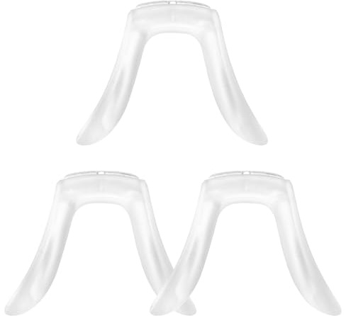 Lurrose Lot De 3 Plaquettes Nasales Antidérapantes En Silicone Pour Lunettes Support Confortable Et Résistant Pour Enfants Et Étudiants Accessoires De Remplacement 1.06 X 0.83 X 0.28 Pouces