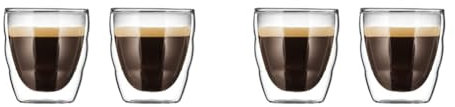 Bodum - 11477-10 - Pilatus - Set de 2 Verres Double Espresso - 8 cl (Lot de 2)