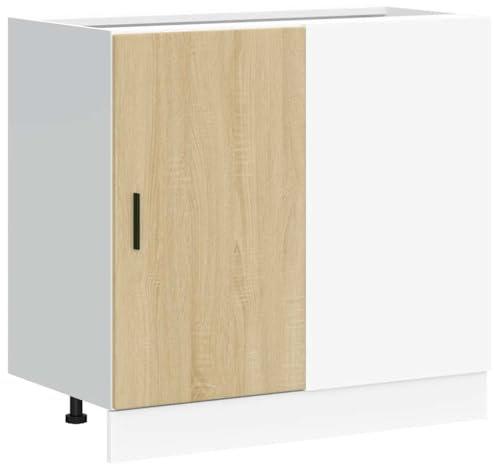 vidaXL Mueble bajo para Fregadero Lyon de Madera de ingeniería de Roble Sonoma