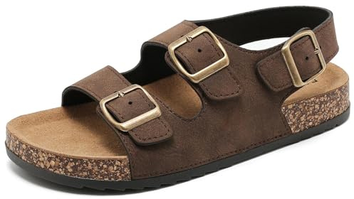 zaxunai Sandalias Mujer Plataforma Hombre Verano Zapatillas Cómodas de Hebilla Playa Moda Slip On Mules Sandalias