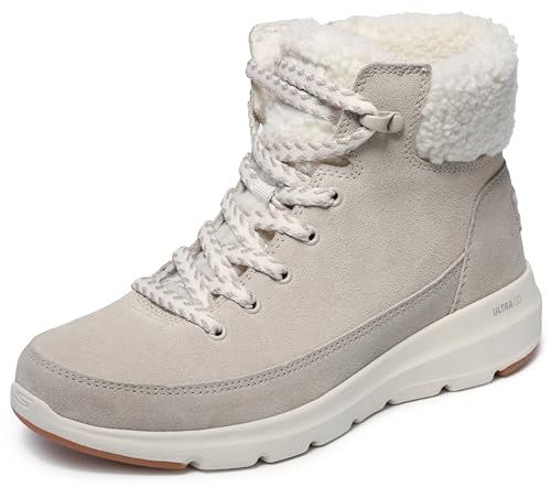 Skechers Botas de invierno para mujer, Topo, 36 EU