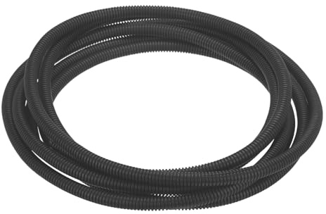 QUARKZMAN Delbar kabelmantel 1/2 tum (12 mm) innerdiameter 20 FT (6 m) varm- och kallbeständig kabelmantel -40F A 257F flexibel plastledning kabelskydd, svart