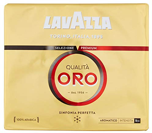Lavazza Qualità Oro Caffè Macinato - 2 Pezzi da 250 gr