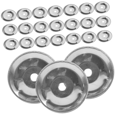 TOPPERFUN 50stücke Crash Becken Für Schlagzeug Edelstahl Becken Zubehör Geeignet Für Jazz-drum Sets Leicht Und Tragbar Einfache Handhabung Und Hochwertige Verarbeitung