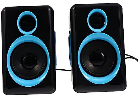 DIYEAH 2 Pezzi Altoparlanti Mini USB per Computer Desktop Casse Acustiche Portatili con Suono Premium Elegante e Feste