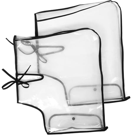 STOBAZA Guidon Moufles Imperméable Housse et Coupe-vent Moto de Surdimensionné Manchon Plastique D'hiver Vélo