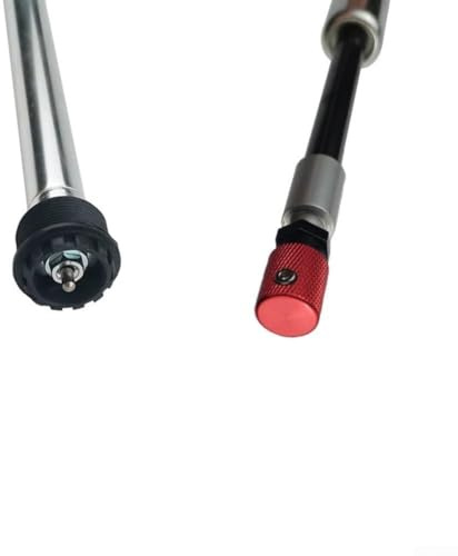 Yuanpgky Cartuccia molla forcella anteriore con controllo olio e linea, lega di alluminio 555 mm per modelli compatibili, sistema di smorzamento da 29,5 mm (telecomando + rimbalzo)