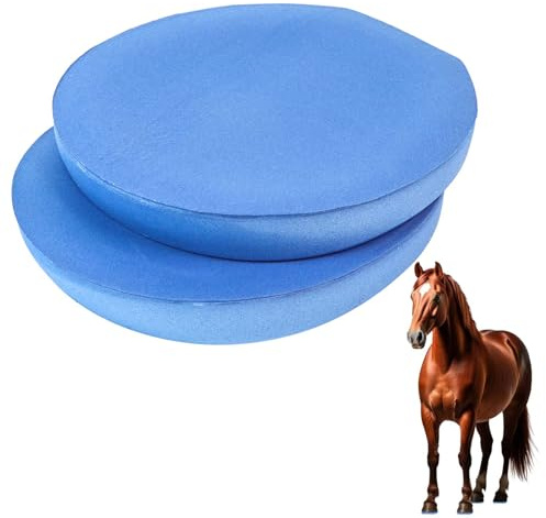 Dkaikai Insert Pad for Horses Hoof Boots– Closed-Cell EVA Comfort Pad with 2-Degree Wedge, Compatible with Cloud Hoof Boots Size 3