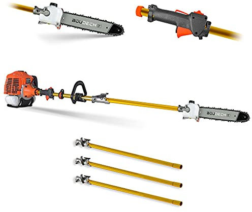 Podadora de altura 5 metros motor gasolina 62cc 3,4hp telescopica