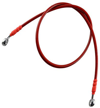 Road Passion Red 230CM Tubo de la línea de la manguera de aceite del radiador hidráulico del freno para la motocicleta Pit Dirt Bike Enduro Motocross Street Bikes (230cm)