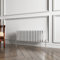 3 Column Radiator White Traditional Style 300x830mm Horizontal Vintage Radiator，Design for Bedroom, Dining Room, Living Room