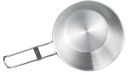BESTonZON 1 Jeu Bol De Camping Tasse En Acier Inoxydable Bol De Camping Pliant Louche De Cuisine De En Métal Saladier Pliante Acier Inoxydable 304 Plier De Fruits