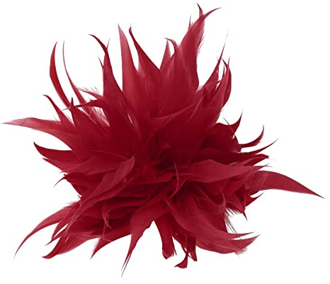 BYUTFA Pin de Pluma, Bufanda de Moda, Hebilla, Broche, Broche de Navidad, Broche de Solapa, joyería, Pluma, Flor, Insignia, Pin para Mujer y niña