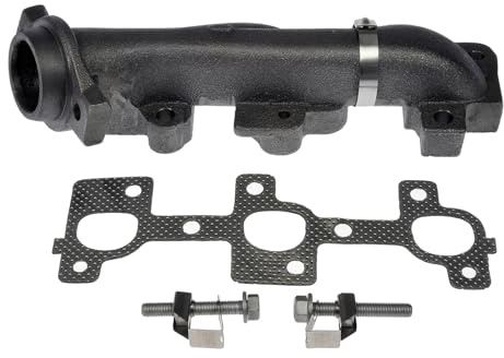 VIVIWI Juego de colector de escape derecho con junta, pernos, tuerca para 2004-2010 3.7L 674416, 53032418AD 53032418AC
