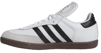 adidas Performance herr Samba Classic inomhusfotbollssko, svart/vit/svart, 6,5 US, Vit/svart/vit, 42 EU