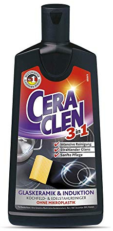 Ceraclen Glaskeramik Reiniger und Pfleger, Cera Clen, 3er Pack (3 x 200 ml)