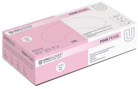 Unigloves Pink Pearl Nitrile Gloves