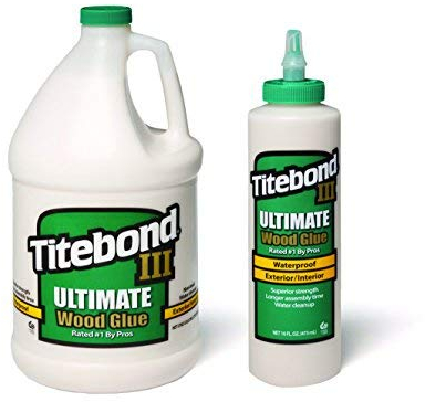 Titebond Titebond III, 3,7/473 ml, 16 oz. - Holzleim, Flüssig, Wasserfest, 4000 psi, 25 Min. Aushärtung, Innen & Außen