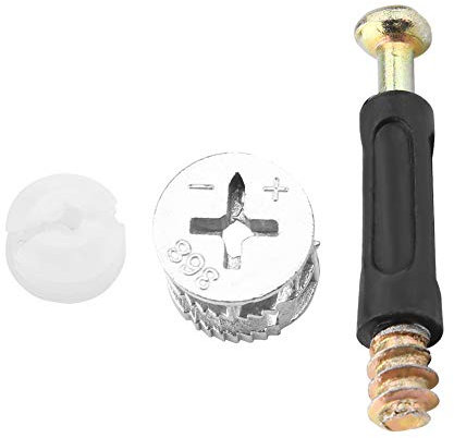 Sujetadores de muebles, tornillos gruesos y resistentes Accesorios de conexión de muebles Conector de espiga Tornillo de conexión de bloqueo de leva Tornillos de empalme de muebles apretados, tornillo