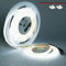 TOPAI COB LED Streifen 5M Kaltweiß Wasserdicht IP65, 12V LED Strip 6000K Aussenbereich, CRI>90 Sehr Hell 4000lm LED Band Selbstklebend, 480LEDs/M Flexible Schneidbar für Küche Wohnzimmer