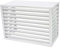 Verkleidung Klimaanlage Außengerät Groß Klima Splitgerät Abdeckung Für Klimaanlage Außen Wärmepumpen Verkleidung, Geeignet Für Externe Klimageräte, Weiß (Color : White, Size : 100 * 70 * 50cm)