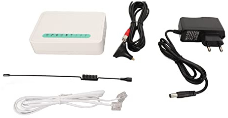 GSM Fixed Wireless Terminal, 3G 4G LTE Quad Band GSM 850/900/1800/1900 MHz Desktop Wireless Terminal Caller ID Dialer avec indicateur lumineux LED, pour téléphone fixe, alarme (prise européenne)