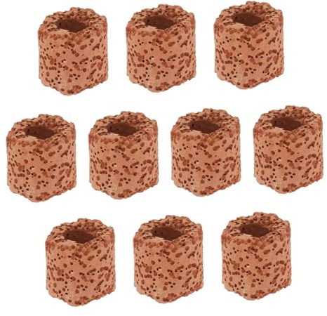 PENIKOKO Anillos Fijos para Plantas Acuáticas De Cerámica Duradera Tamaño Variable Soporte para Plantas De Agua Uso Peceras y Acuarios Adecuado para Fijación De Acuáticas